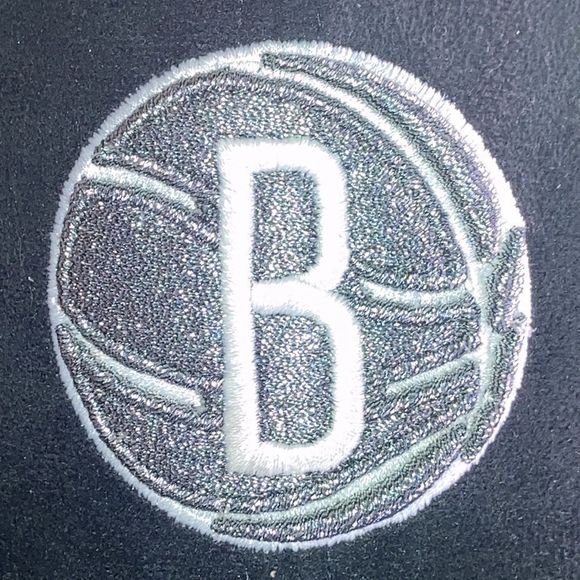 RARE Mitchell & Ness OREO Retro Jordan 5 Brooklyn Nets Snapback Hat - Picture 2 of 13